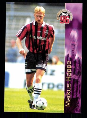 Markus Happe Bayer Leverkusen Panini Card 1996 Original Signiert + A98663