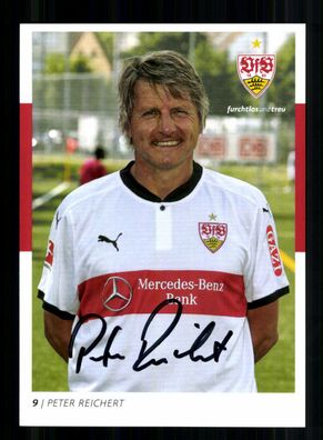 Peter Reichert Autogrammkarte VfB Stuttgart Original Signiert + A 232583
