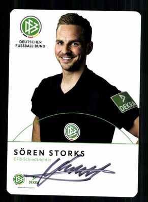 Sören Storks DFB Schiedsrichter Autogrammkarte Original Signiert + A 232611