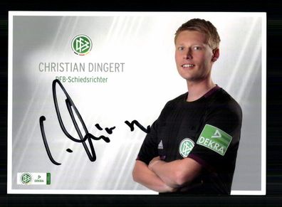 Christian Dingert DFB Schiedsrichter Autogrammkarte Original Sign. + A 232645