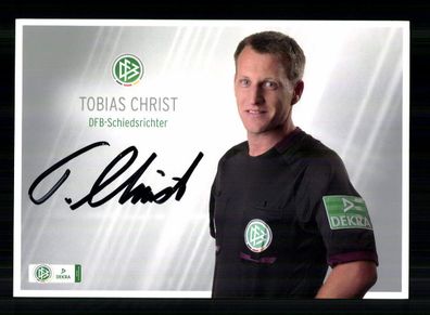Tobias Christ DFB Schiedsrichter Autogrammkarte Original Sign. + A 232652