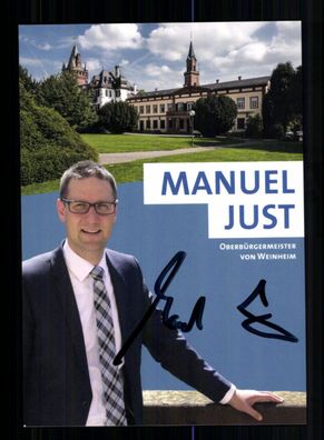 Manuel Just Autogrammkarte Original Signiert + 10666