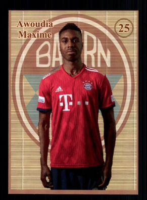 Maxime Awoudja Autogrammkarte Bayern München II 2018-19