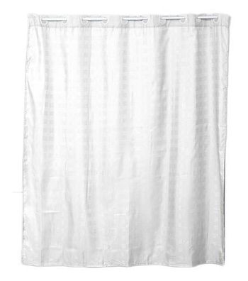 Duschvorhang Vorhang weiß 200x180 cm Badvorhang Duschgardine Duschvorhangschirm Deko