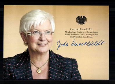 Gerda Hasselfeldt Autogrammkarte Original Signiert + 10706