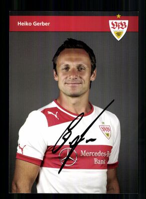 Heiko Gerber Autogrammkarte VfB Stuttgart Original Signiert + A 232592