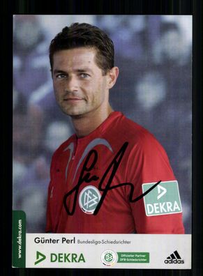 Günter Perl DFB Schiedsrichter Autogrammkarte Original Sign. + A 232641