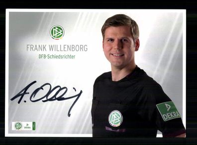 Frank Willenborg DFB Schiedsrichter Autogrammkarte Original Sign. + A 232657