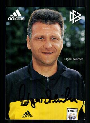 Edgar Steinborn DFB Schiedsrichter Autogrammkarte Original Sign. + A 232673