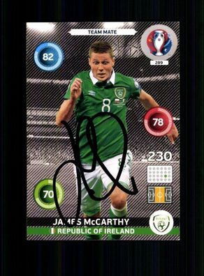 James Mc Carthy Irland Panini Card Euro 2016 Original Signiert + A 232488