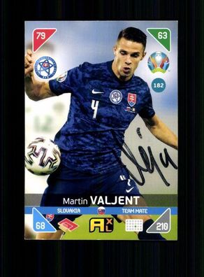Martin Valjent Slovenien Panini Card Euro 2020 Original Signiert + A 232504