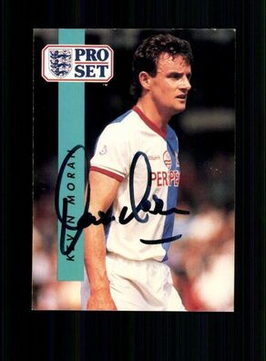 Kevin Moran Blackburn Rover Pro Set Card Original Signiert + A 232508