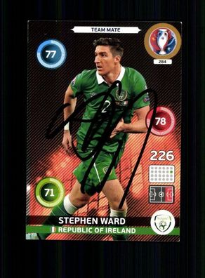 Stephen Ward Irland Panini Card Euro 2016 Original Signiert + A 232487