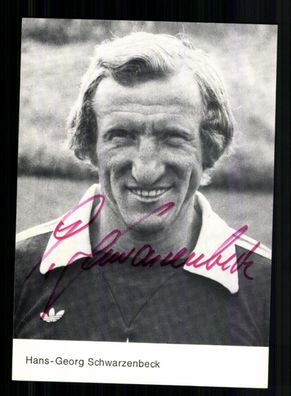 Georg Schwarzenbeck Autogrammkarte Bayern München 1978 Original Sign + A 232984