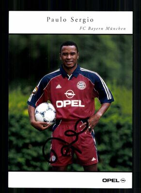 Paulo Sergio Autogrammkarte Bayern München 2000-01 Original Signiert