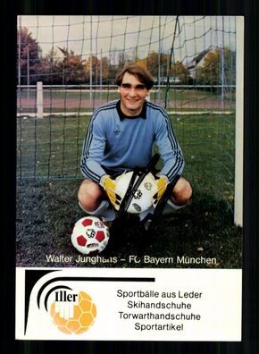 Walter Junghans Iller Ball Werbekarte Bayern München Original Signiert + A 232563
