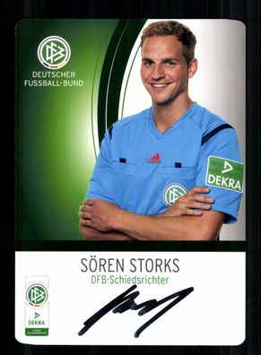 Sören Storks DFB Schiedsrichter Autogrammkarte Original Signiert + A 232612