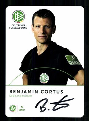 Benjamin Cortus DFB Schiedsrichter Autogrammkarte Original Signiert + A 232622