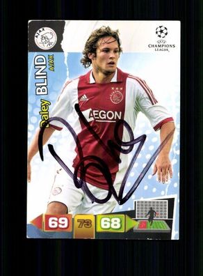 Daley Blind Ajax Amsterdam Panini Card 2011-12 Original Signiert + A 232489