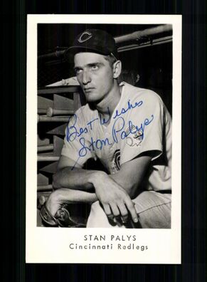 Stan Palys 1930-2021 Autogrammkarte Original Signiert Baseball + A 232224