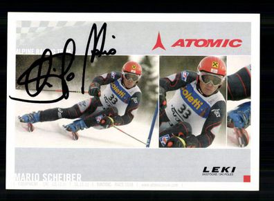 Mario Scheiber Autogrammkarte Original Signiert Ski Alpine + A 232327