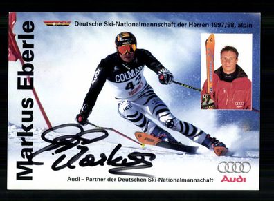 Markus Eberle Autogrammkarte Original Signiert Ski Alpine + A 232352