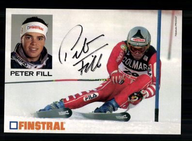 Peter Fill Autogrammkarte Original Signiert Ski Alpine + A 232367