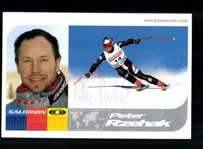 Peter Rzehak Autogrammkarte Original Signiert Ski Alpine + A 232368