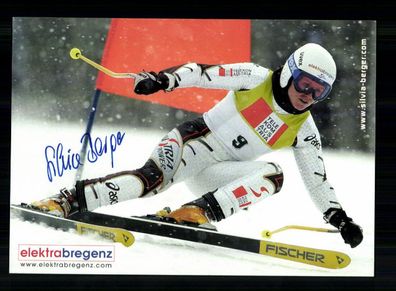 Silvia Berger Autogrammkarte Original Signiert Ski Alpine + A 232374