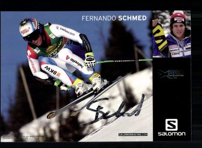 Fernando Schmed Autogrammkarte Original Signiert Ski Alpine + A 232430