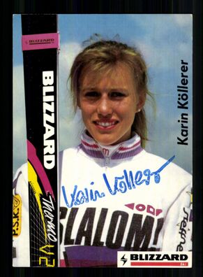 Karin Köllerer Autogrammkarte Original Signiert Ski Alpine + A 232250