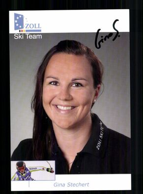 Gina Stechert Autogrammkarte Original Signiert Ski Alpine + A 232292