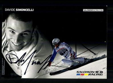 Davide Simoncelli Autogrammkarte Original Signiert Ski Alpine + A 232323