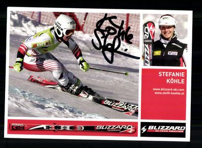 Stefanie Köhle Autogrammkarte Original Signiert Ski Alpine + A 232336