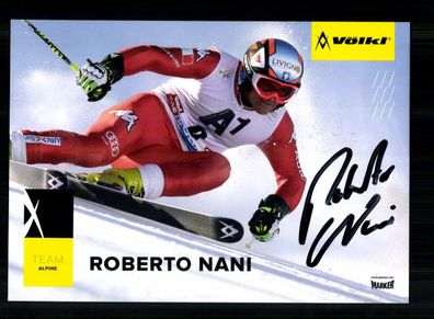 Roberto Nani Autogrammkarte Original Signiert Ski Alpine + A 232355