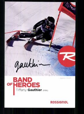Tiffany Gauthier Autogrammkarte Original Signiert Ski Alpine + A 232357