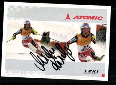 Michaela Kirchgasser Autogrammkarte Original Signiert Ski Alpine + A 232397