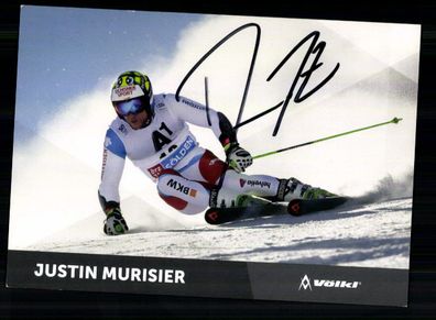 Justin Murisier Autogrammkarte Original Signiert Ski Alpine + A 232403