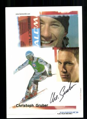 Christoph Gruber Autogrammkarte Original Signiert Ski Alpine + A 232229
