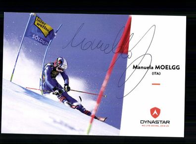 Manuela Moelgg Autogrammkarte Original Signiert Ski Alpine + A 232306