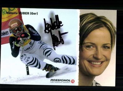 Isabelle Huber Autogrammkarte Original Signiert Ski Alpine + A 232348