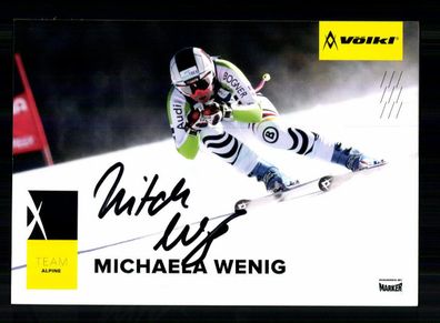Michaela Wenig Autogrammkarte Original Signiert Ski Alpine + A 232407
