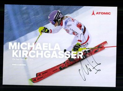 Michaela Kirchgasser Autogrammkarte Original Signiert Ski Alpine + A 232422