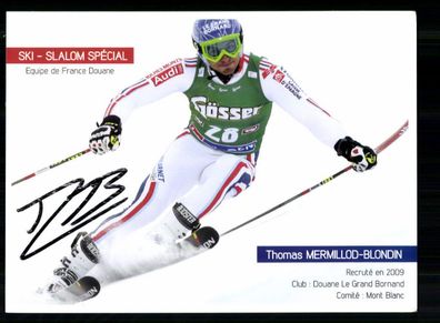 Thomas Mermillod Blondin Autogrammkarte Original Signiert Ski Alpine + A 232438