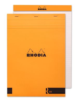 Rhodia Block liniert DIN A4 70 Blätter elfenbeinfarbenes Clairefontaine Papier