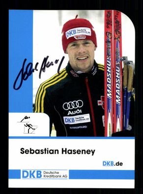 Sebastian Haseney Autogrammkarte Original Nordische Kombination + A 212132