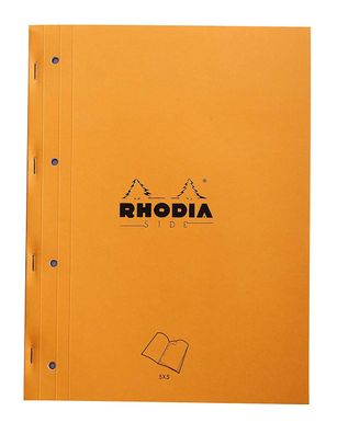 Rhodia Block kariert DIN A4 80 Blätter Clairefontaine weißes Papier perforiert