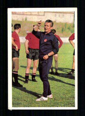 Trainer Csaknady 1 FC Nürnberg Bergmann Sammelbild 1966-67 Nr. 136
