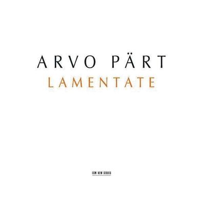 Arvo Pärt: Lamentate für Klavier & Orchester - - (CD / L)