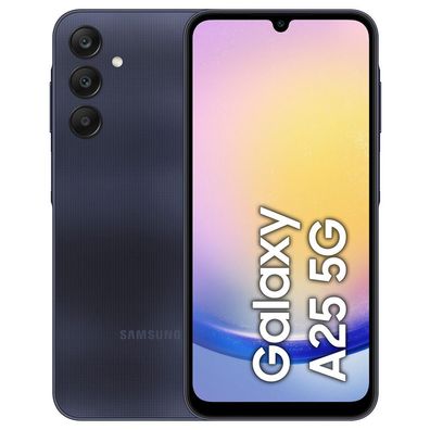 Samsung Galaxy A25 5G 128GB SM-A256B/ DSN / 6GB Dual Sim Handy Smartphone Schwarz